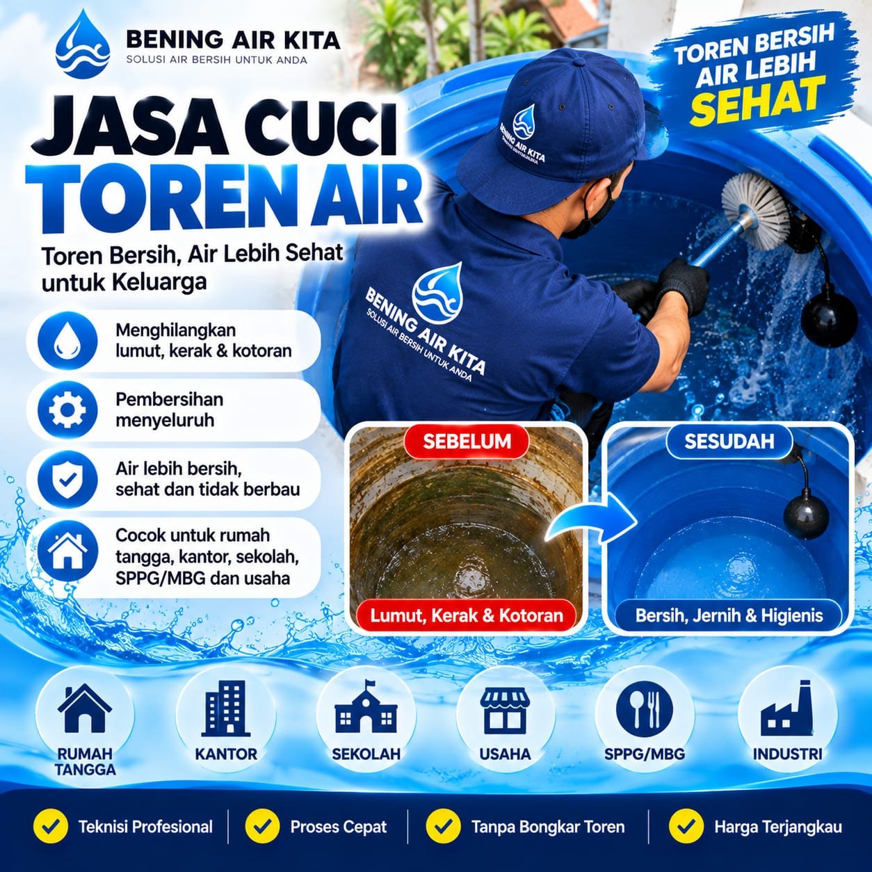 Cuci Toren Tandon
