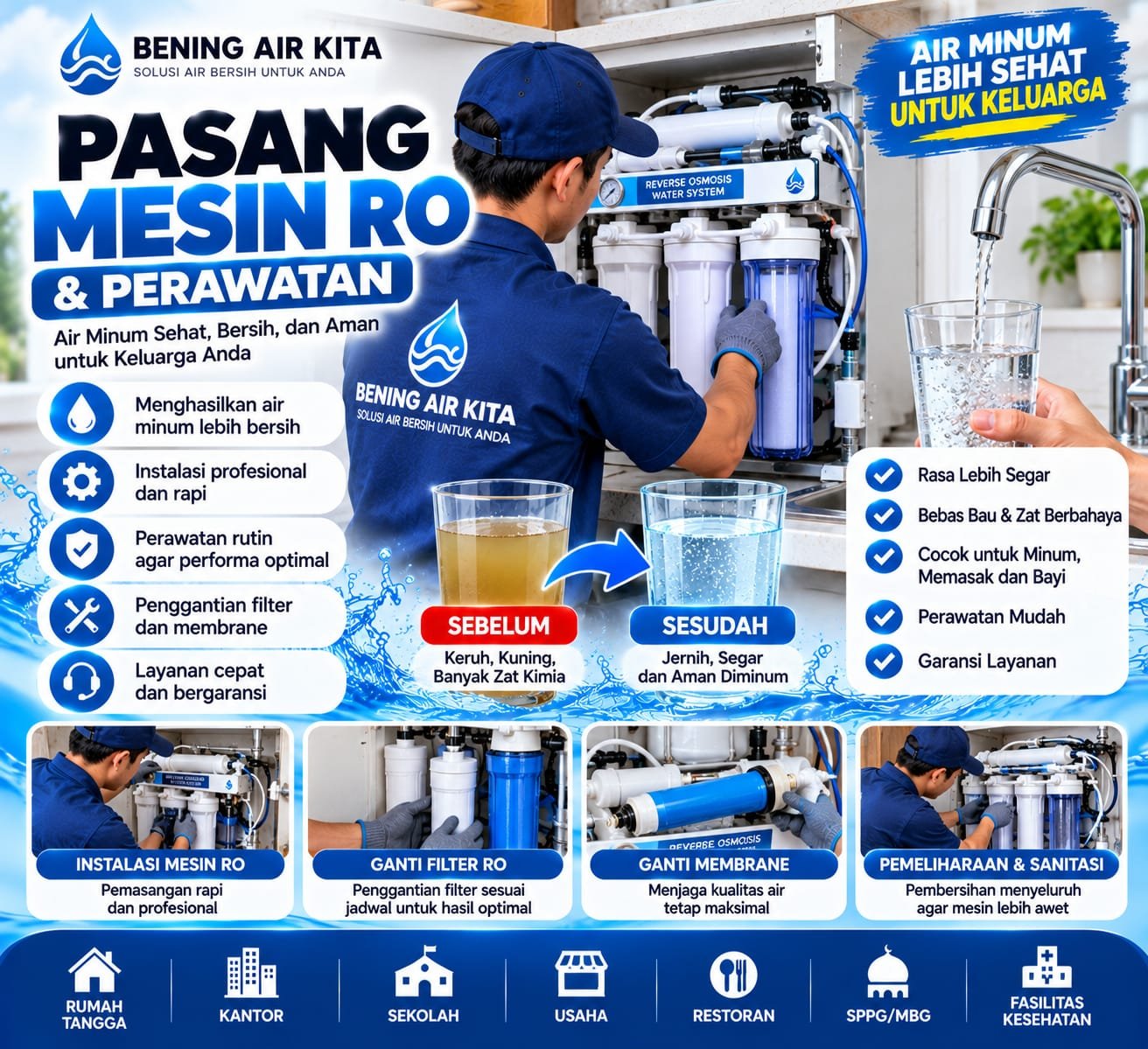 Pemasangan Mesin RO